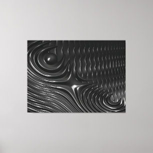 toile enveloppée d'ondes fluides