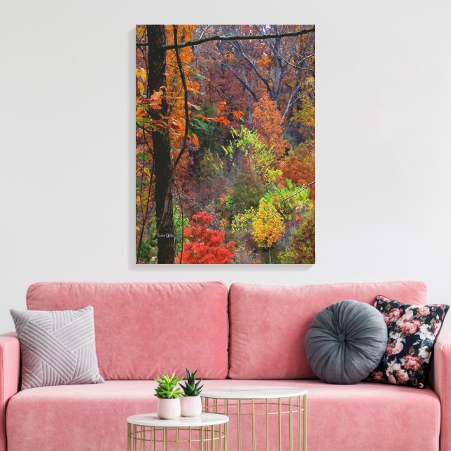 Toile enveloppée du paysage d'automne (Insitu(Salon))