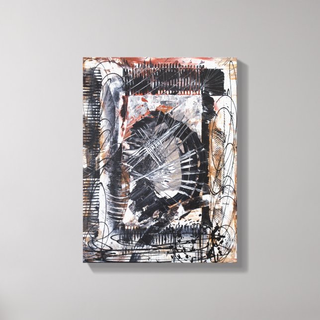 Toile enveloppée d'un portrait autonome ivre (Recto)