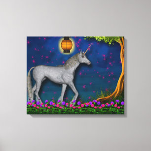 Toile enveloppée Monde Unicorn