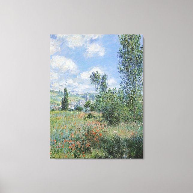 Toile Enveloppée Monet Vetheuil 30x40 (Recto)