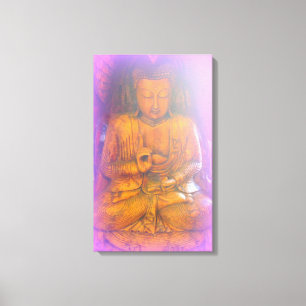 toile enveloppée par Bouddha pourpre d'aura