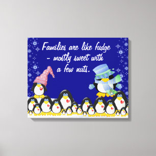 Toile enveloppée pour les familles