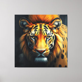 Toile enveloppée Premium - Art élégant et moderne