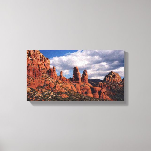 Toile Enveloppée Roches Rouges Sedona (Recto)