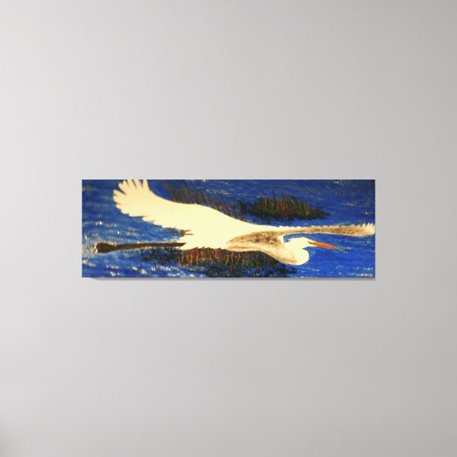 Toile Epaule blanche neige "estuaire" (Recto)