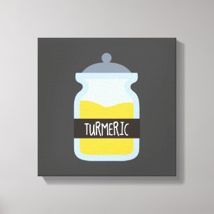 Toile Épices jaunes tumorales
