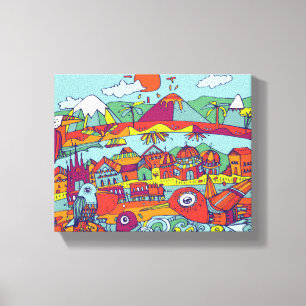 Toile Équateur Canvas Painting