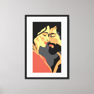 Toile Équilibre sacré de l'amour