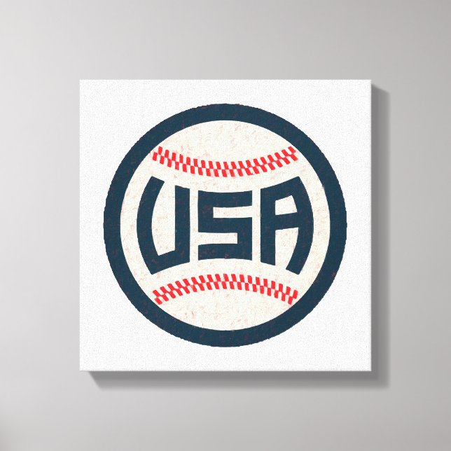 Toile Équipe de baseball USA (Recto)