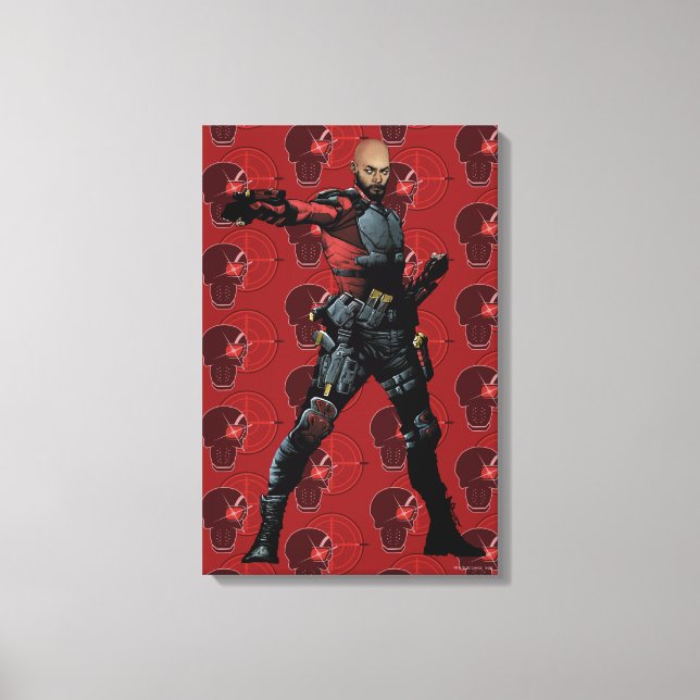 Toile Équipe de suicide | Deadshot Comic Book Art (Recto)
