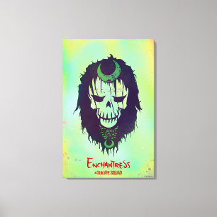 Toile Équipe de suicide   Icône de tête de l'enchanteuse