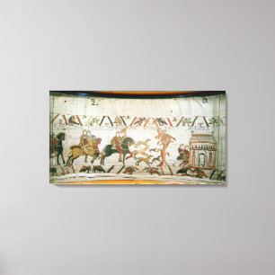 Toile Équitation de Harold de comte avec ses chevaliers