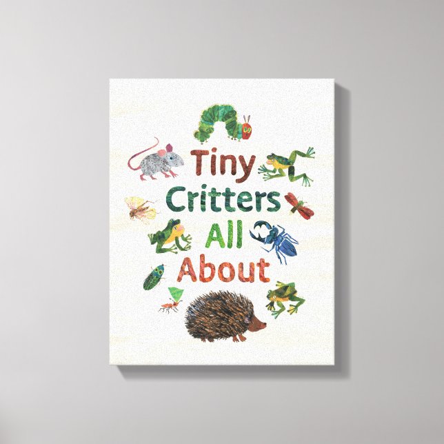 Toile Eric Carle | Petits critères Tout sur (Recto)