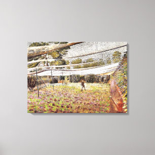 Toile Eric Ravilit, Filets de fraises
