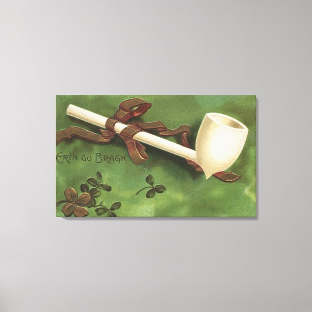 Toile Erin Go Bragh, tuyau ivoire (Recto)