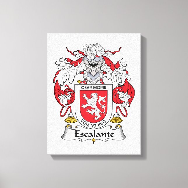 Toile Escalante Famille Crest (Recto)