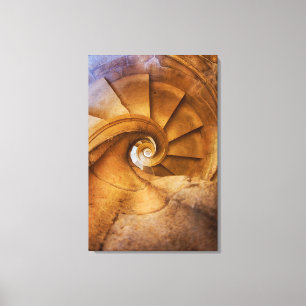 Toile Escalier à spirale descendante, Portugal