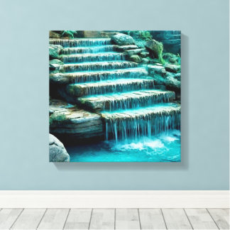 Toile Escalier de cascade Peinture murale