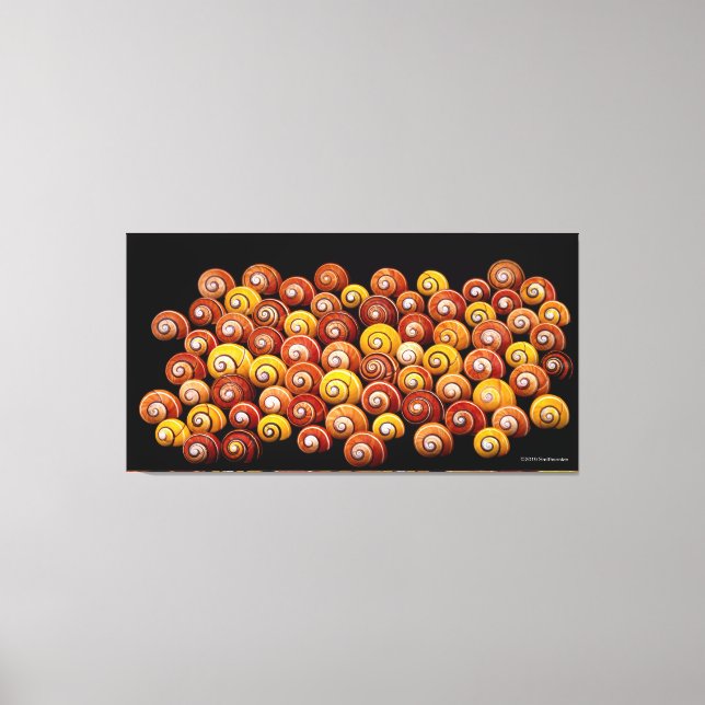 Toile Escargots d'arbre cubain (Recto)