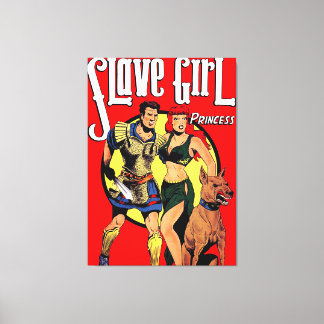 Toile Esclave fille Belle princesse Vintage