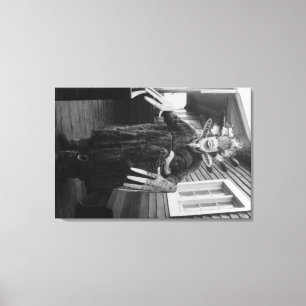 Toile Eskimo Medicine Homme et Sick Boy en Alaska