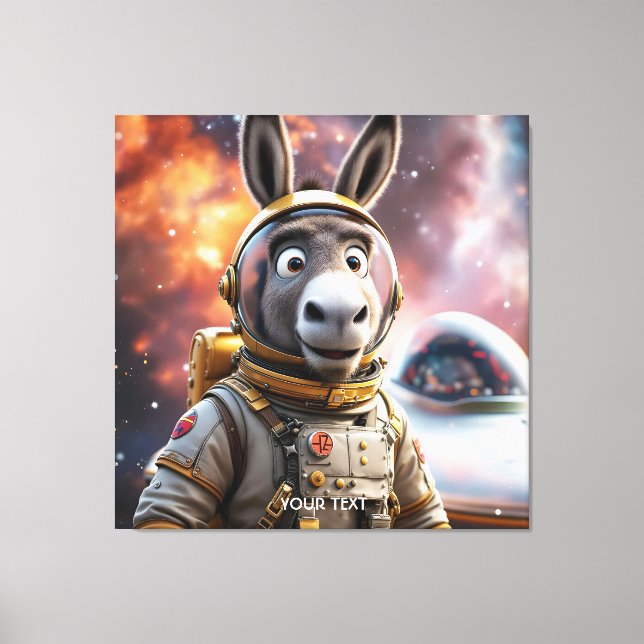 Toile Espace astronaute Imaginaire (Recto)