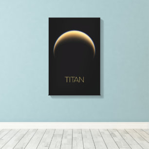 Toile Espace Extérieur, Cosmos, Système Solaire, Titan L