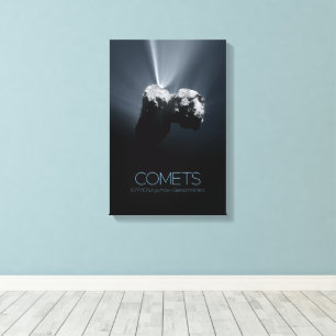 Toile Espace Extérieur, Système Solaire, Cosmos, Comètes