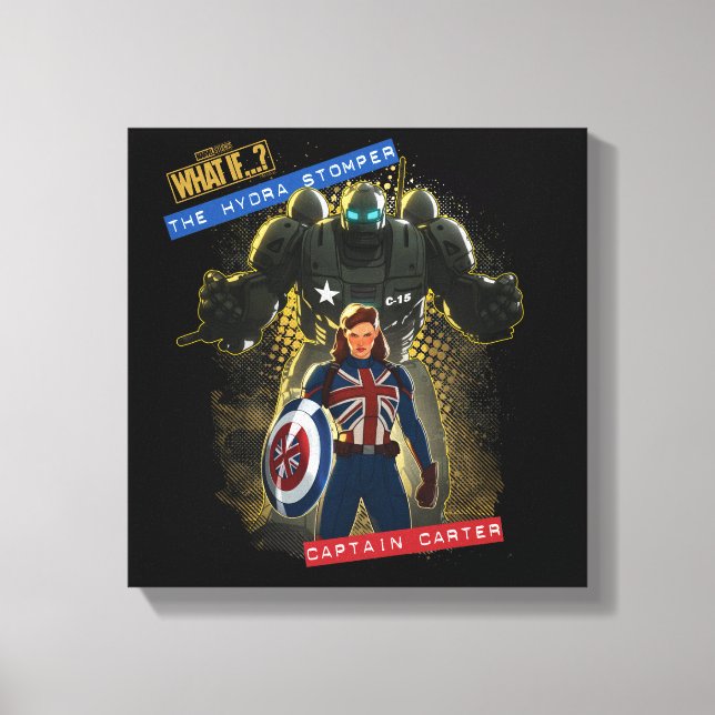 Toile Et Si... ? | Hydra Stomper & Capitaine Carter (Recto)