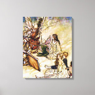 Toile Et une chanson de Fairy par Arthur Rackham