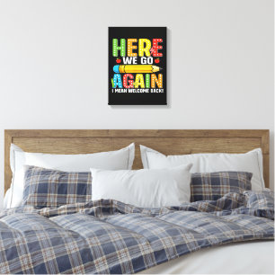 Toile Et voilà, encore une fois, je veux dire, bienvenue