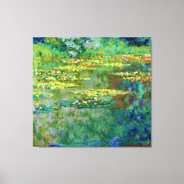 Toile Étang de nénuphars par Claude Monet (Recto)