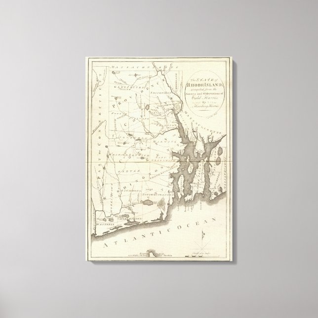 Toile État de l'île Rhode 2 (Recto)