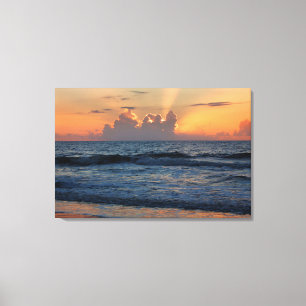 Toile États-Unis, Géorgie, Tybee Island, Plage de Tybee 