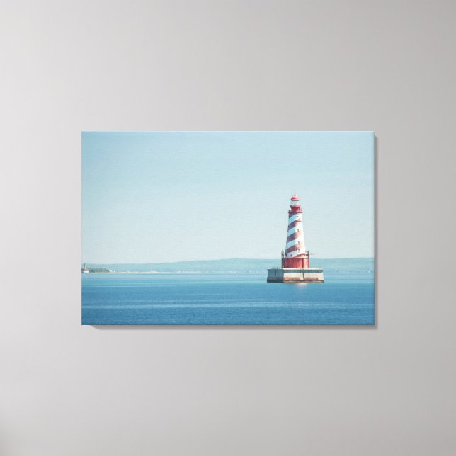 Toile États-Unis, Michigan, Grands Lacs, lac Michigan (Recto)