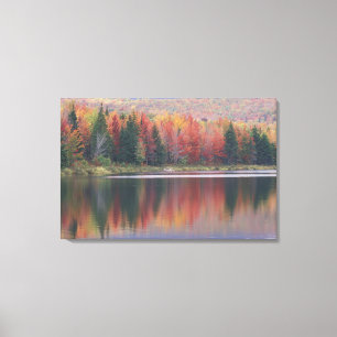 Toile États-Unis, Vermont, lac McAllister, près de Hazen