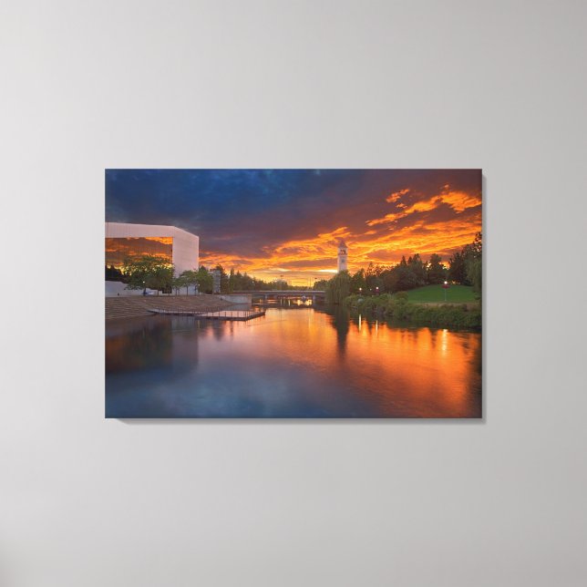 Toile États-Unis, Washington, Spokane, Riverfront Park (Recto)