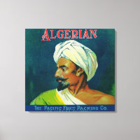 Étiquette orange algérien