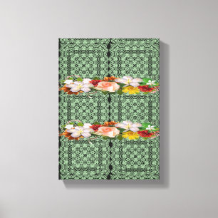 Toile étirée Imprimer Fête des Mères Floral