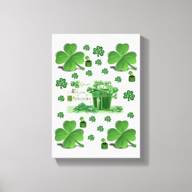 Toile étirée Imprimer Saint Patrick's Day (Recto)