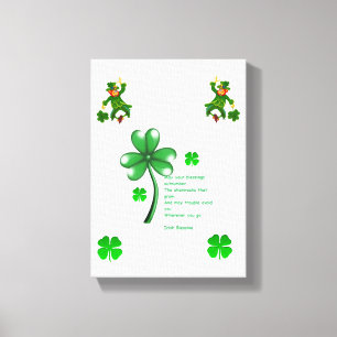 Toile étirée Imprimer Saint Patrick's Day
