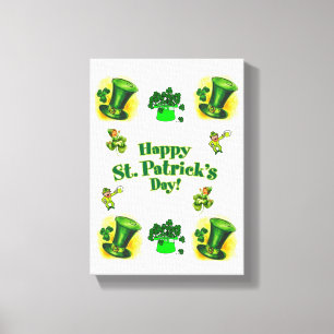 Toile étirée Imprimer Saint Patrick's Day
