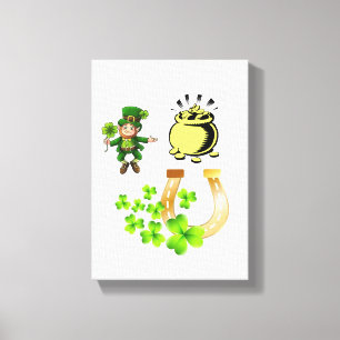 Toile étirée Imprimer Saint Patrick's Day