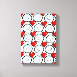 toile étirée Imprimer Saint-Valentin