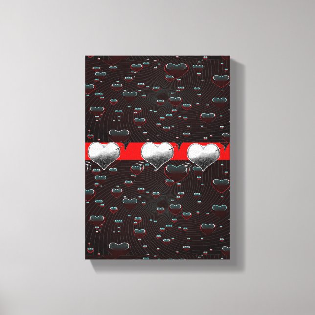 toile étirée Imprimer Saint-Valentin (Recto)