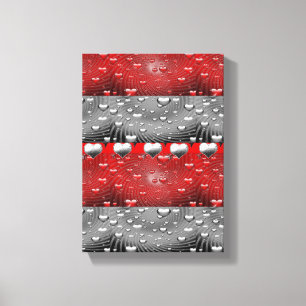 toile étirée Imprimer Saint-Valentin