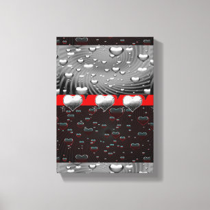 toile étirée Imprimer Saint-Valentin