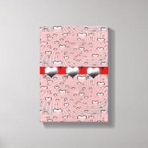 toile étirée Imprimer Saint-Valentin