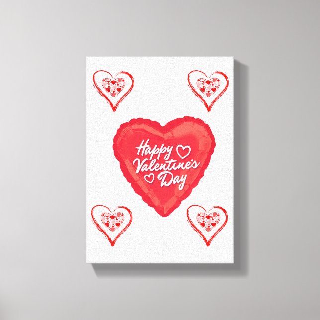 toile étirée Imprimer Saint-Valentin (Recto)